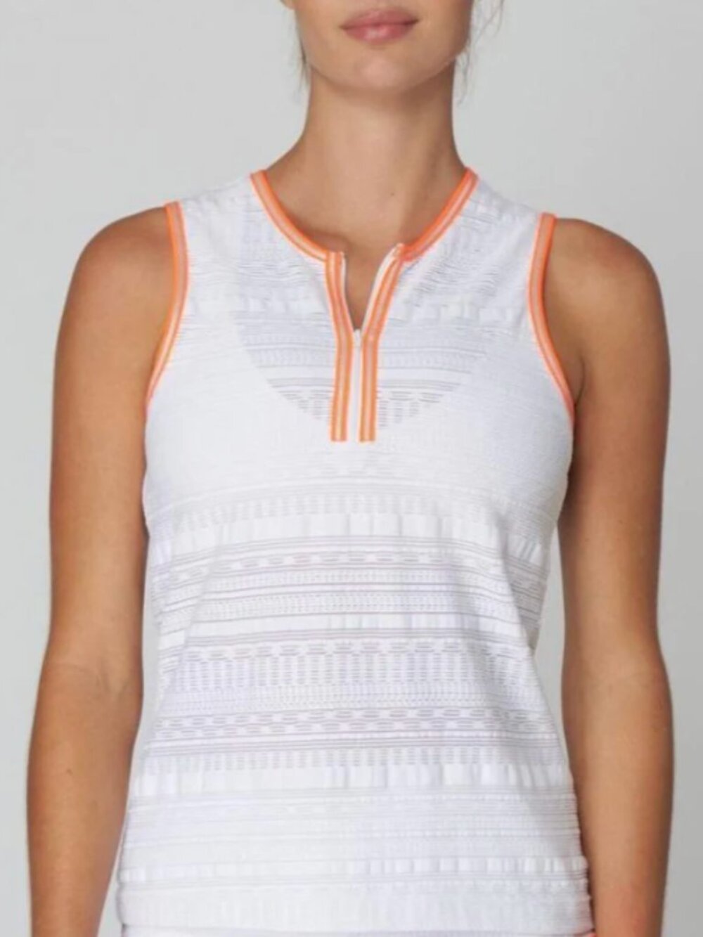 L'Etoile Sport | Zip Front Tank